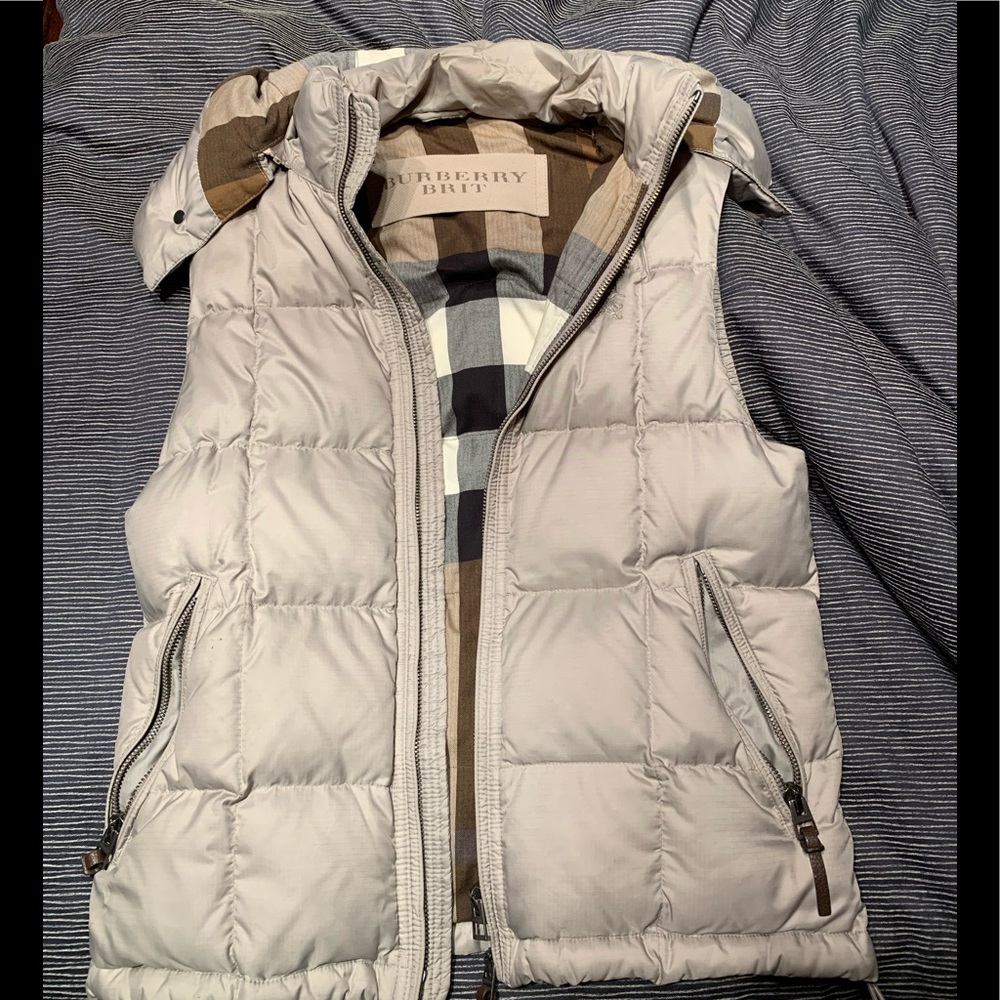 Burberry down filled vest